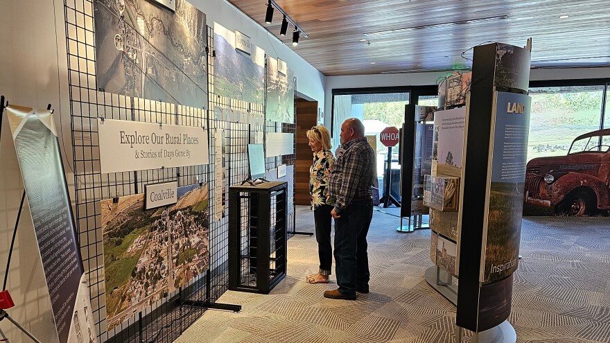 Community members exploring rural heritage exhibits